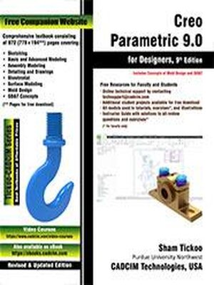 cover image of Creo Parametric 9.0 for Designers